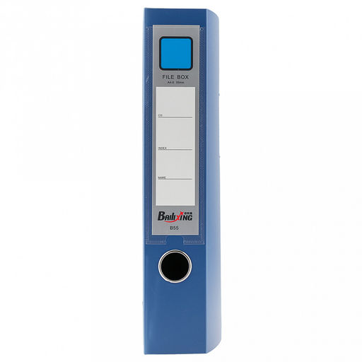 Папка-органайзер (короб) "Архивная" А4 23,4х31х5,5см, пластик, на липучке, цвет синий (Китай)