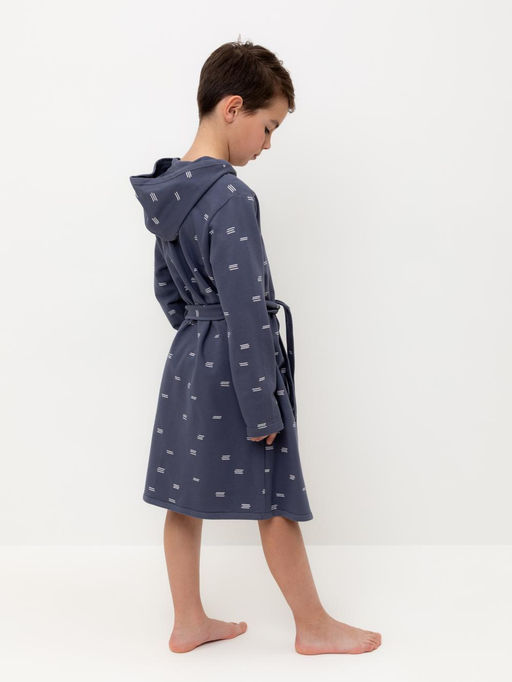 К 5763/стальной,штиль халат дет