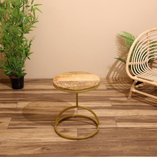 Столик кофейный, 40×40×48 см, манговое дерево