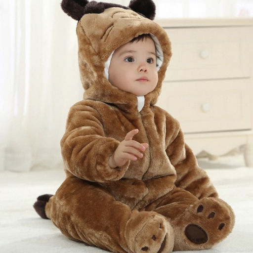 Плюшевый комбинезон Енот (теплый)