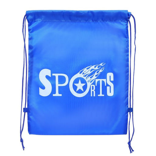 Мешок для обуви 420 х 340 мм, Calligrata SPORT 1, (мягкий полиэстер, плотность 210D), синий МИКС  фото 6