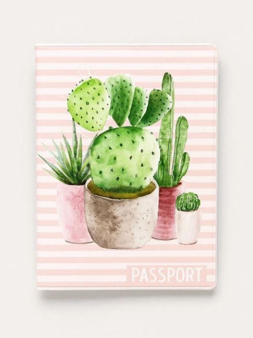 ОБЛОЖКА ДЛЯ ПАСПОРТА Cactus, плотность 600 мкм