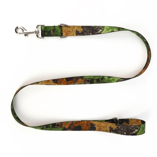 Комплект Маскировка, поводок 130 х 2,5 см, ошейник-удавка 40-54 х 2,5 см, коричневый - Пижон фото 4