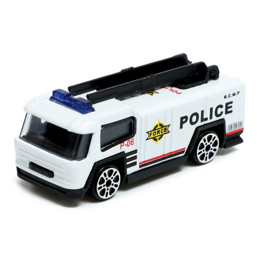 Машинка металлическая «Спецслужбы», в банке, цвет МИКС