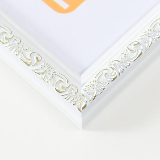 Фоторамка пластик "Винтаж" 21х30 см, белый (пластик)