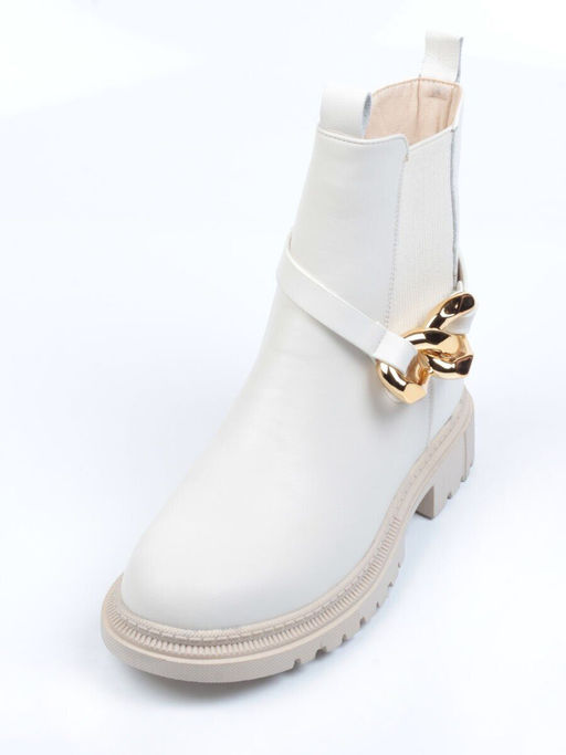 5267-2 WHITE Ботинки демисезонные женские - No name фото 5