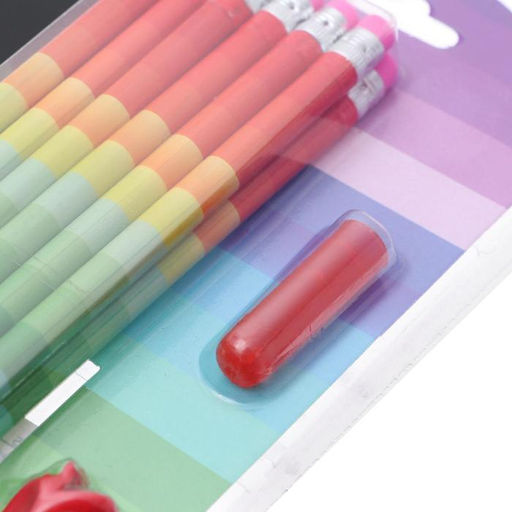 Набор карандашей 12 штук+1 штука, обучающий тренажер для исправления техники письма+точилка - Calligrata фото 2