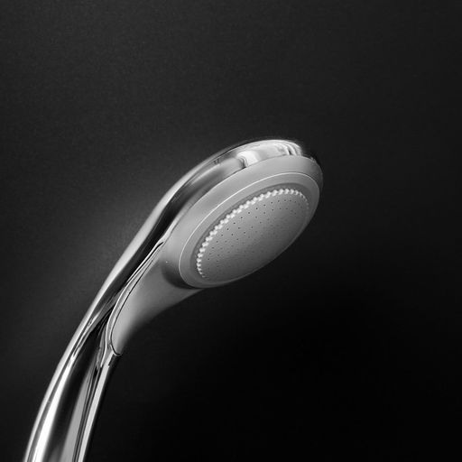 Лейка для душа ZEIN Z0111, 1 режим, d=80 мм, пластик, цвет хром