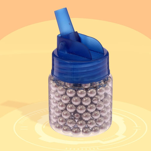 Цена за 3 шт. Пульки 6 мм пластиковые в банке, 200 шт., МИКС