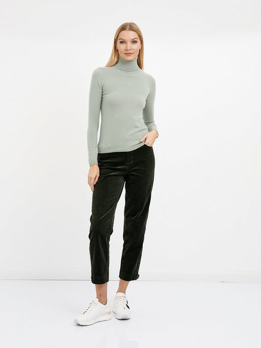 водолазка женская из шерсти приталенного силуэта - Glenfield фото 2