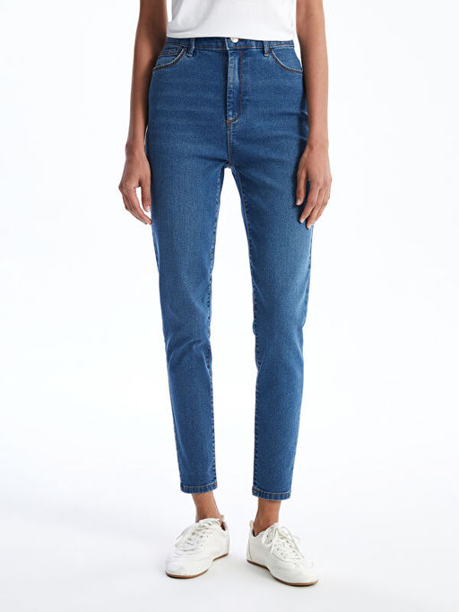 Slim Fit Kad?n Jean Pantolon