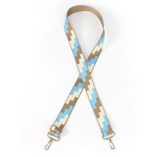 Плечевой ремень (стропа) ADEL-239/регулируемый, макс длина 150см, пиксель капуч/бел/голуб mpl-fbo 255567 - Adelia фото 2