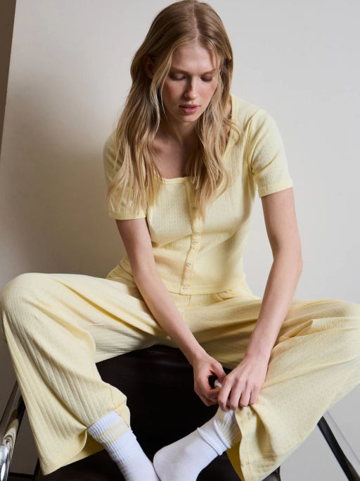 Домашние брюки из ажурного хлопка ZR2603122808-186 / Zarina