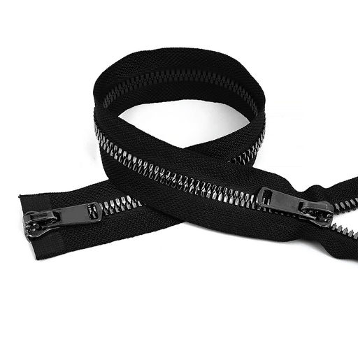 Молния Mzip трактор №8 2 замка TT, 90см, цв.черн/т.никель уп.10шт