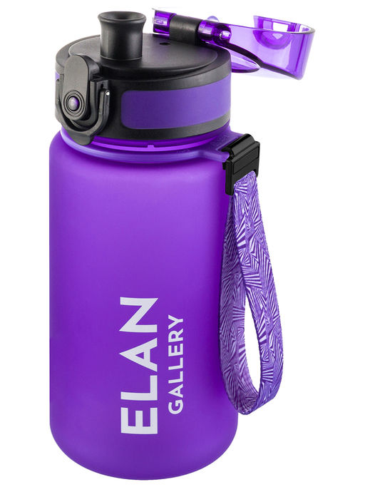 Бутылка для воды 350 мл 6,8*6,8*17 см "Style Matte" лаванда