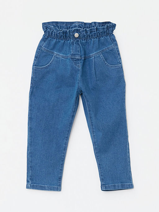 Beli Lastikli Basic K?z Bebek Jean Pantolon - Waikiki фото 3