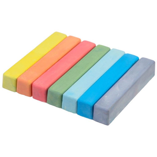 Цена за 6 шт. Мелки цветные школьные 7 шт. «Единорог» «Минни Маус и единорог»