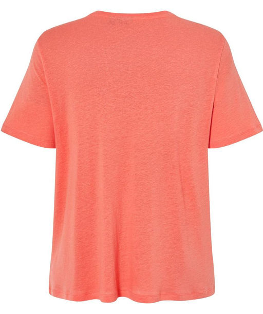 Блузка женская из льна и вискозы свободного покроя ESMARA  фото 3