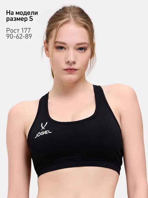 Бра тренировочное JOGEL DIVISION PerFormDRY Training Bra W, черный