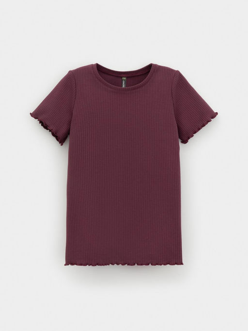 КР 302868/бордовый 1411 к653 фуфайка (футболка) для дев - Crockid фото 3