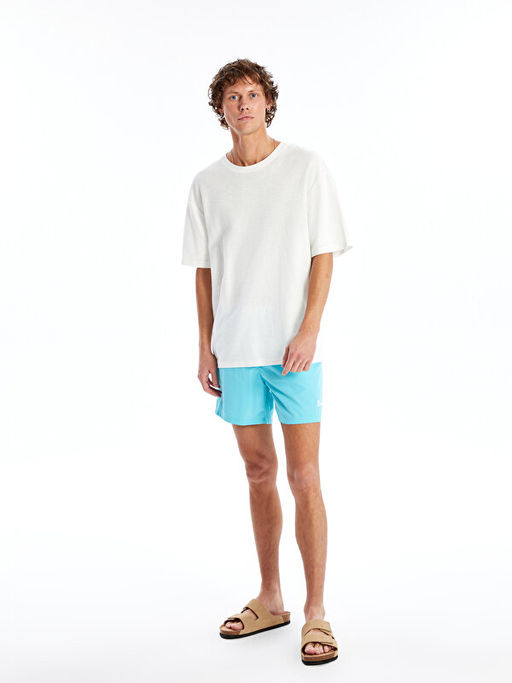 K?sa Boy Bask?l? Erkek Deniz ?ortu