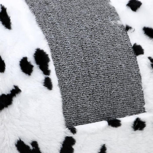 Домик для кошек с когтеточкой Двухуровневый, 72 х 37 х 110 см, джут, далматинец - Пижон фото 11