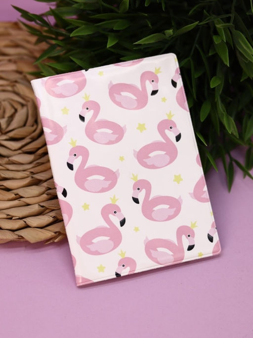 ОБЛОЖКА ДЛЯ ПАСПОРТА Flamingo Queen, плотность 600 мкм