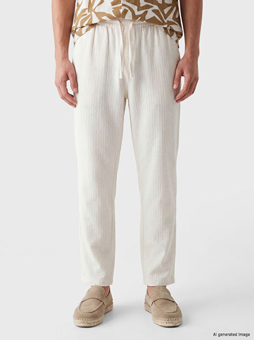 Брюки NoBrand Regular Fit мужские фактурные