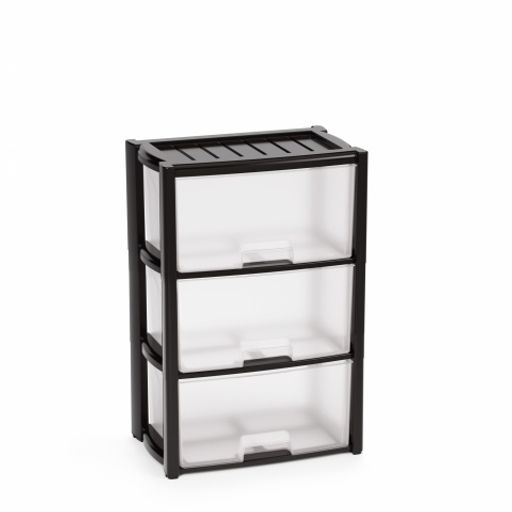 Комод "Колорит" 3-х секцион. (черный) М7924