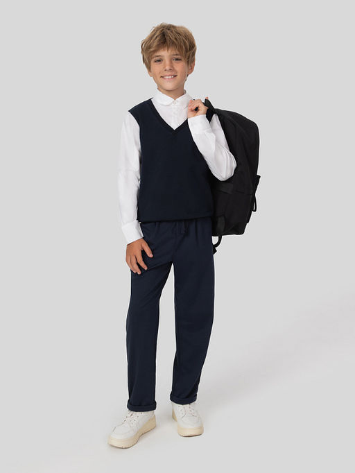 Брюки для мальчиков в темно-синем цвете - Mark formelle фото 7