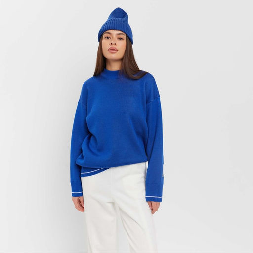 Джемпер женский MIST Knitwear, синий, размер 48-50
