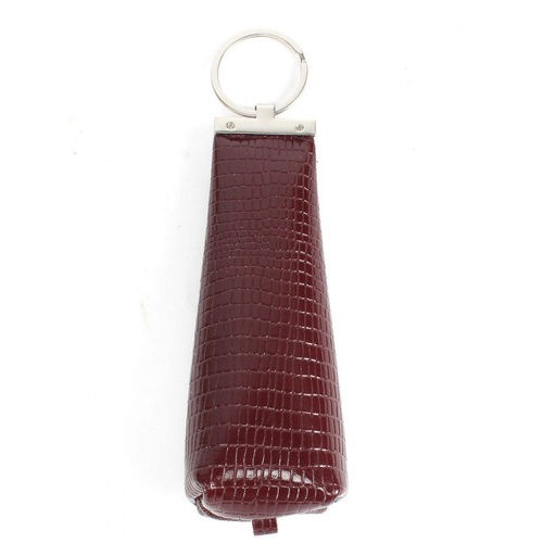 Футляр для ключей Croco-кл-503 (на молнии) натуральная кожа бордо игуана (78) 265436  фото 2
