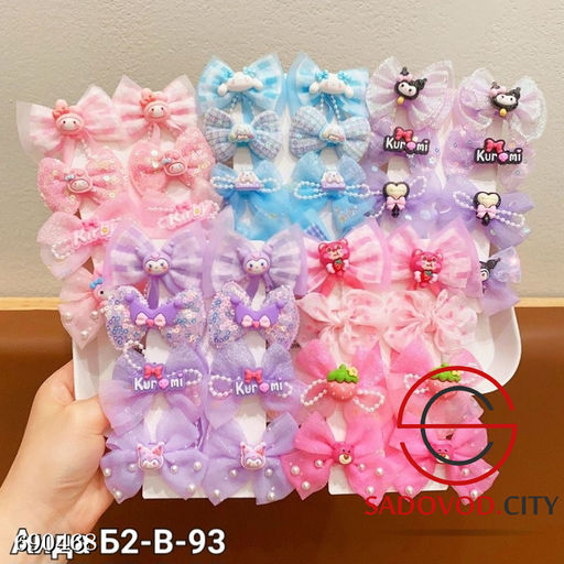 Набор милых детских заколок для волос