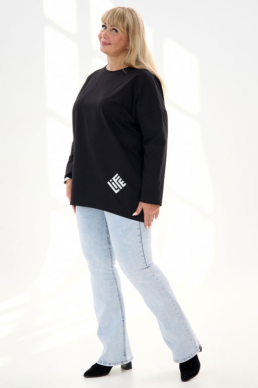 Кофта футер life дл/р