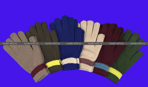 Цена за 12 шт. Перчатки женские зимние внутри с начесом арт. MS-22002С длина перчатки 20-22 см - For you фото 3