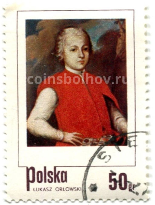 Марка Польский ребенок 1974 год Польша