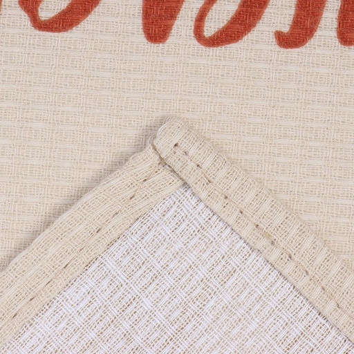 Полотенце Доляна Рождественские цветы 28х46 см, 100% хл, вафля 160 г/м2  фото 4