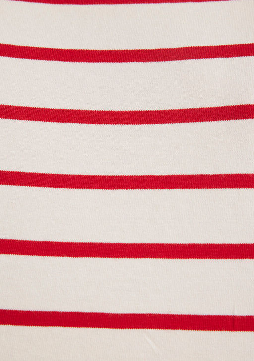 Mavi Logo Bask?l? K?rm?z? Cizgili Crop Tisort  фото 8