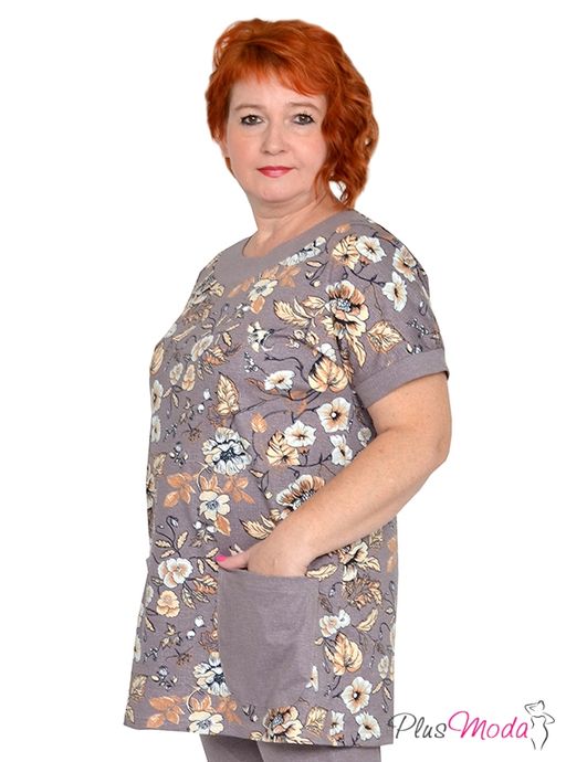 Туника Модель №1216 размеры 44-84 - Plusmoda фото 4