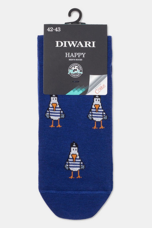 Носки муж.HAPPY 17С-151СП (48/6) - 190 синий - Conte elegant фото 3
