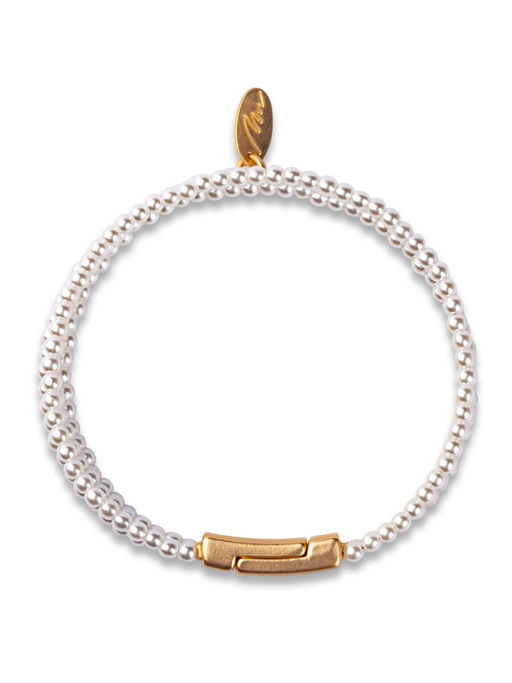 Браслет с магнитной застежкой из сплава золотистого цвета - Модные истории фото 2