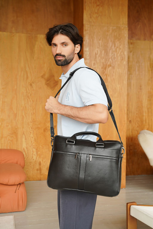 Сумка мужская Ц-421.1 черный - Protege фото 7
