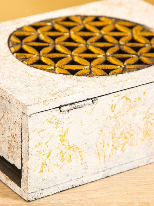 Шкатулка «Цветы», 19×15×7 см, МДФ