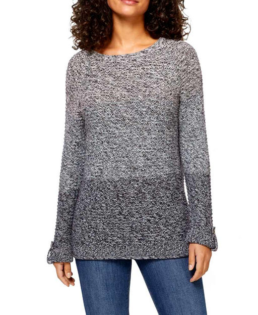 Пуловер, экрю-синий - Linea tesini фото 3