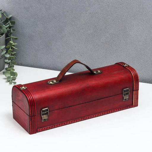 Шкатулка подарочная под бутылку «Герцог», дерево, 12×34×11 см
