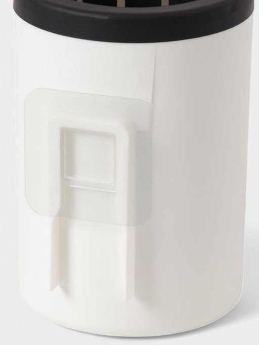 Ёршик для туалета с подставкой, гибкий, белый