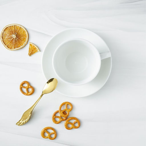 Ложка чайная Magistro Wings, длина 14 см, нержавеющая сталь, золотистая  фото 5