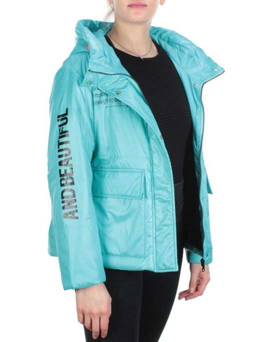 005 TURQUOISE Куртка демисезонная женская (100 гр. синтепон) - Fashion фото 6