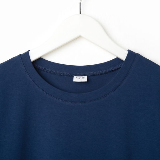 Футболка мужская MINAKU Fuck синяя, р-р 56