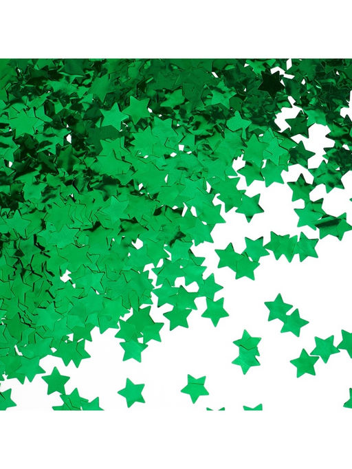 Конфетти «Звезда», зелёные, металлик, 1.5 см, 50 г